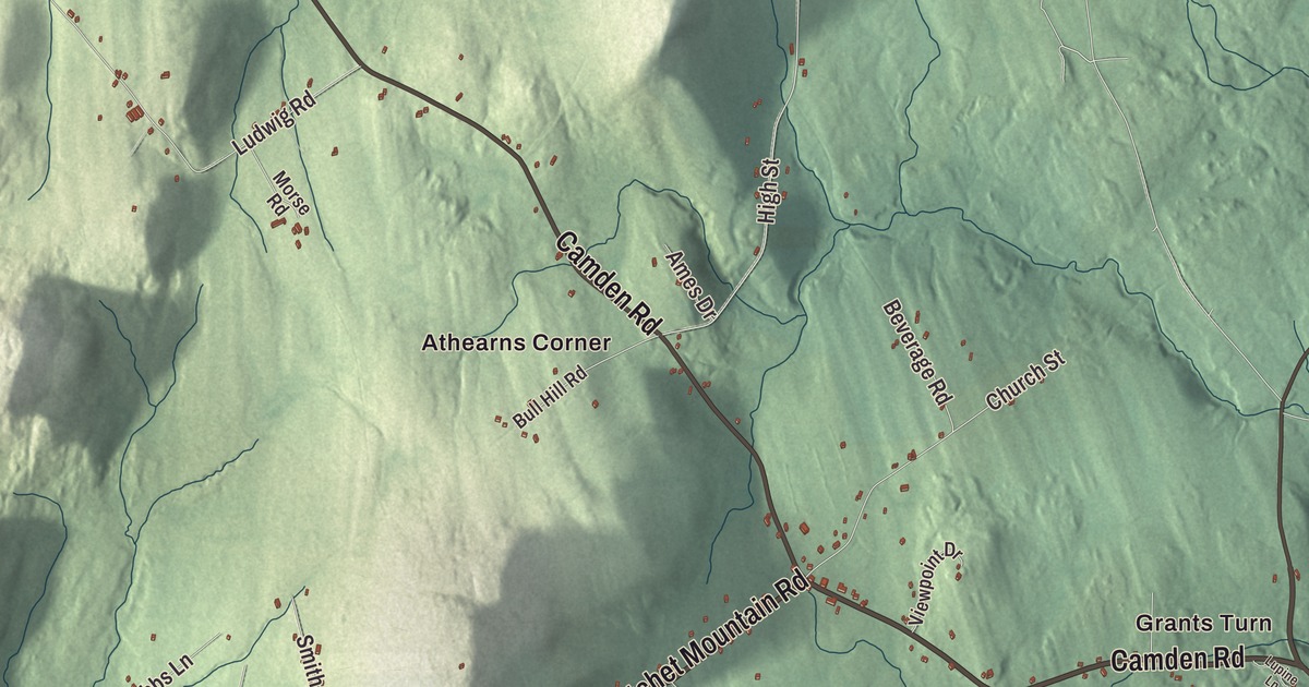 Map of Hope, Maine in 2026