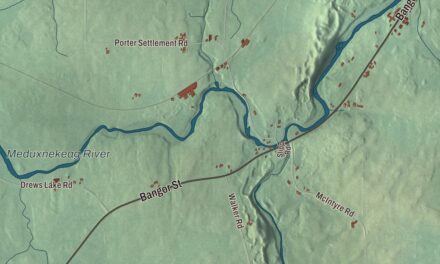 Map of Houlton, Maine in 2026