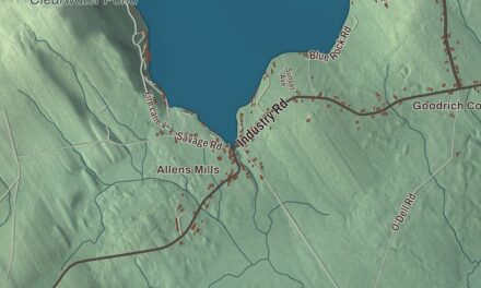 Map of Industry, Maine in 2026