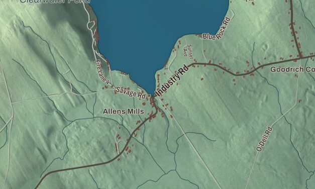 Map of Industry, Maine in 2026