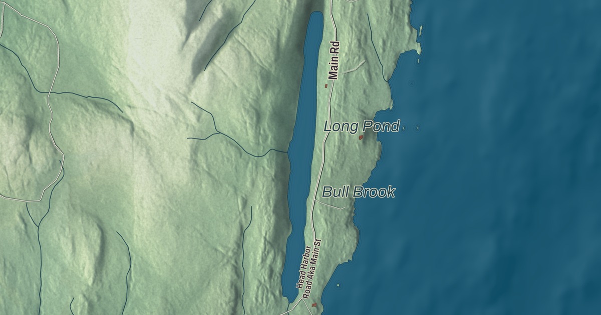 Map of Isle Au Haut, Maine in 2026