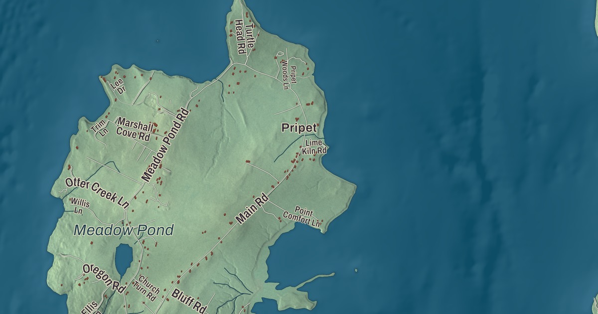 Map of Islesboro, Maine in 2026