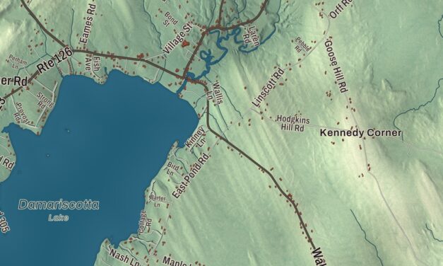 Map of Jefferson, Maine in 2026