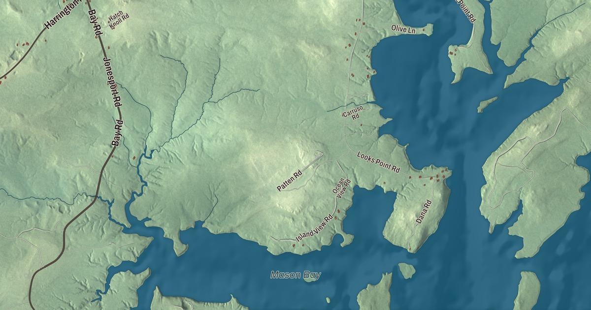 Map of Jonesboro, Maine in 2026