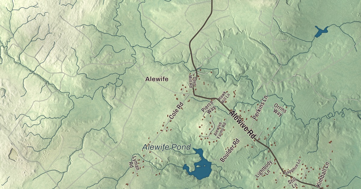 Map of Kennebunk, Maine in 2026
