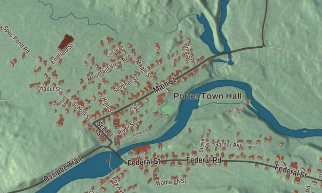 Map of Kezar Falls, Maine in 2026