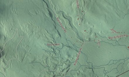 Map of Kingfield, Maine in 2026