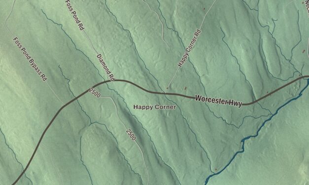 Map of Kingsbury, Maine in 2026