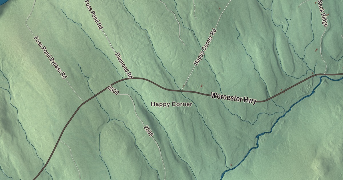 Map of Kingsbury, Maine in 2026