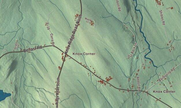 Map of Knox, Maine in 2026