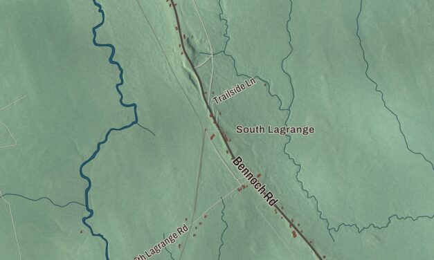 Map of Lagrange, Maine in 2026