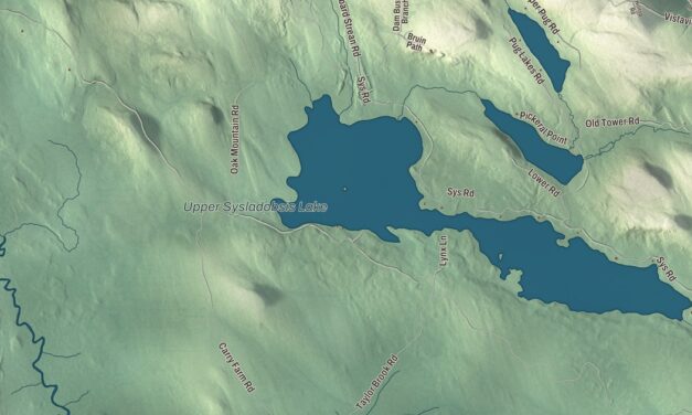 Map of Lakeville, Maine in 2026