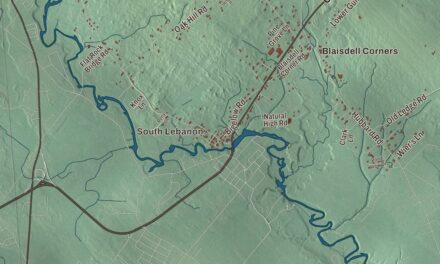 Map of Lebanon, Maine in 2026