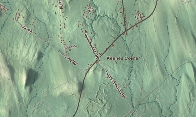 Map of Leeds, Maine in 2026