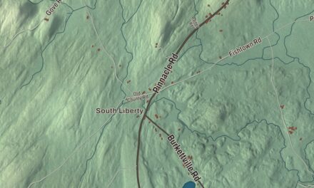 Map of Liberty, Maine in 2026