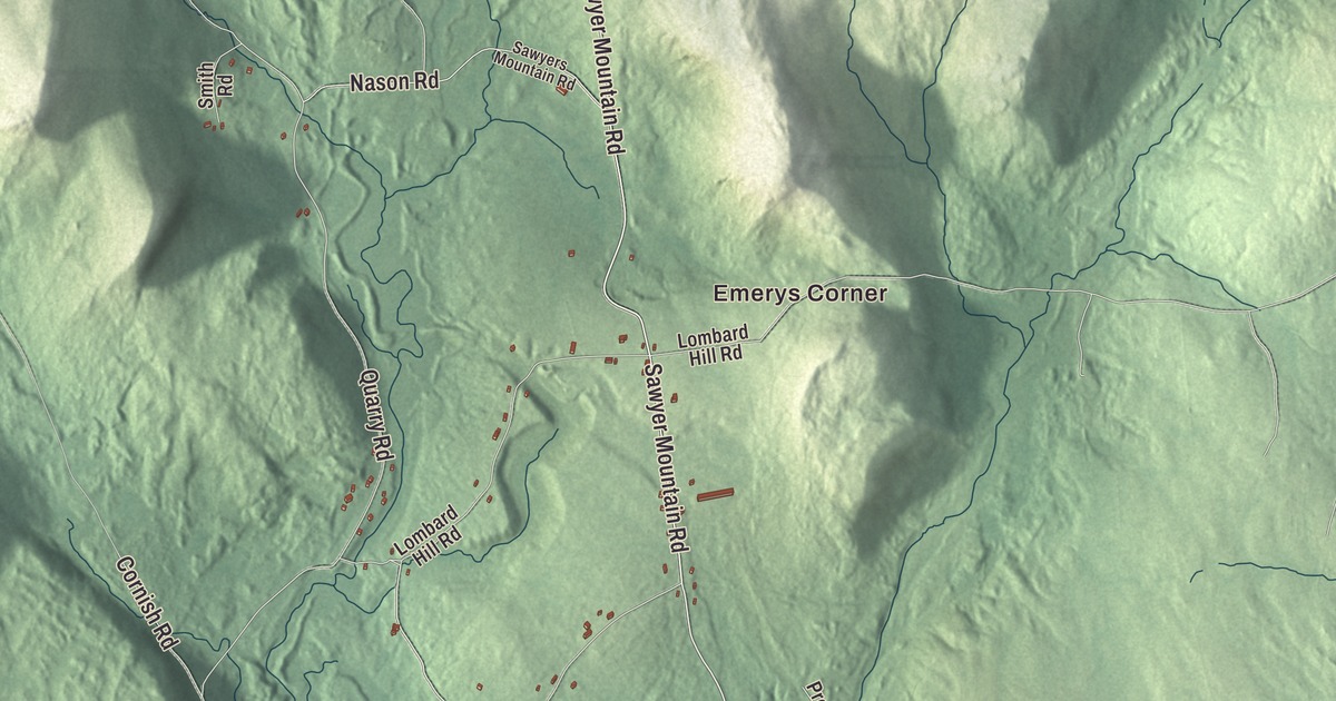 Map of Limerick, Maine in 2026