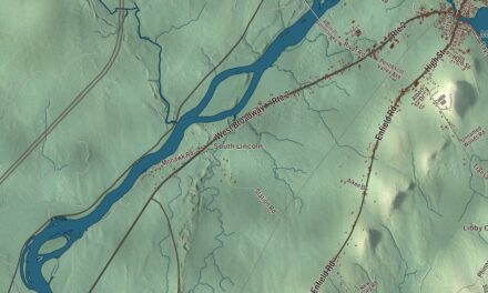 Map of Lincoln, Maine in 2026