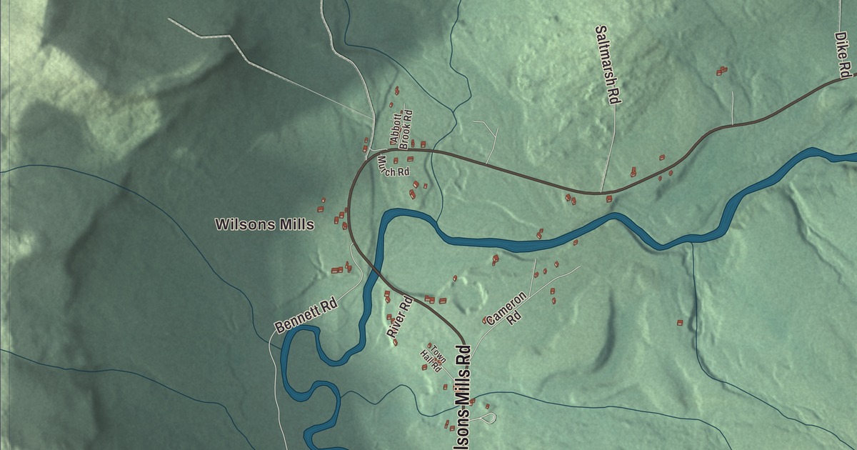 Map of Lincoln Plantation, Maine in 2026
