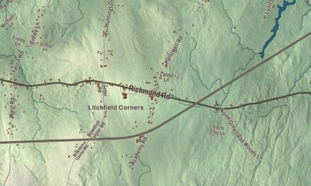 Map of Litchfield, Maine in 2026