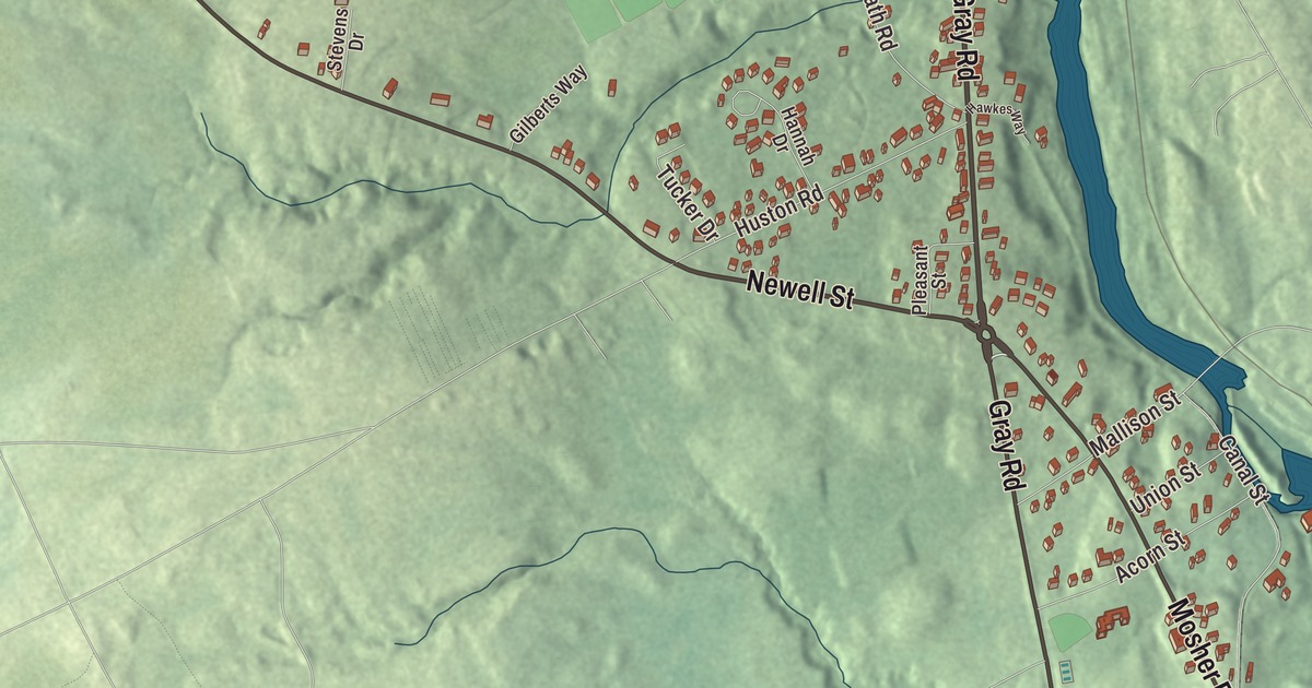 Map of Little Falls, Maine in 2026
