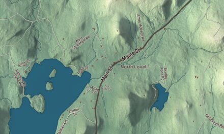 Map of Lovell, Maine in 2026