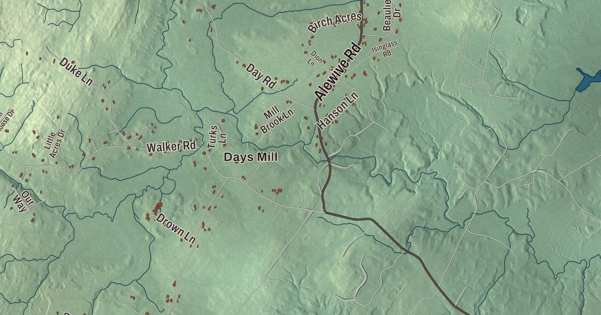 Map of Lyman, Maine in 2026