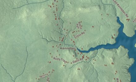 Map of Machias, Maine in 2026