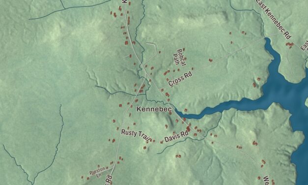 Map of Machias, Maine in 2026