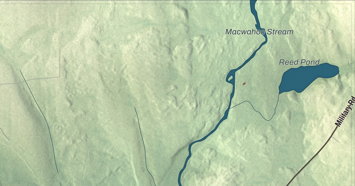 Map of Macwahoc, Maine in 2026