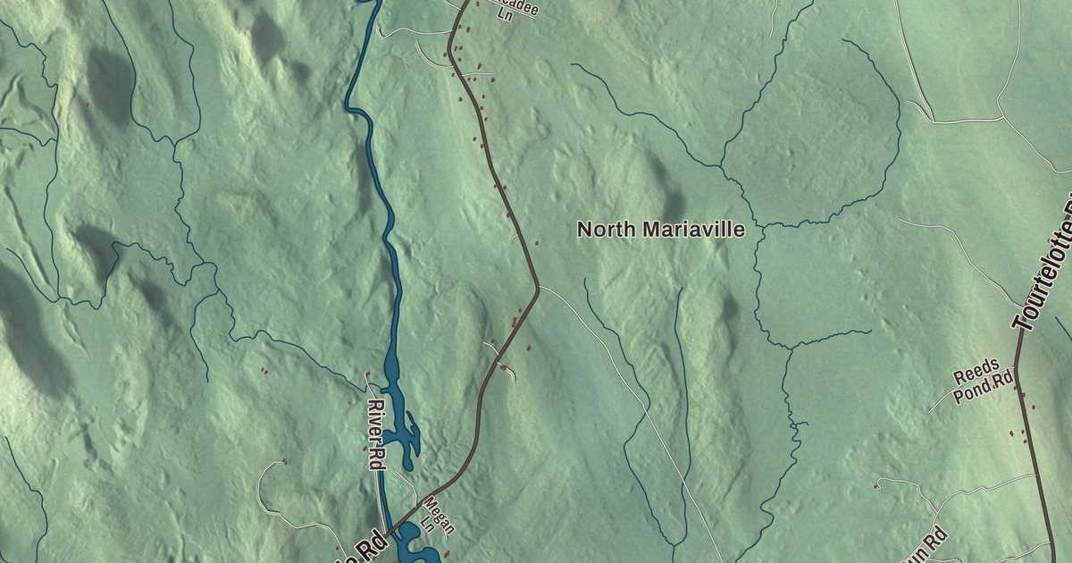 Map of Mariaville, Maine in 2026
