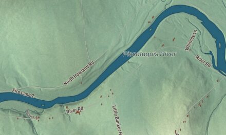Map of Maxfield, Maine in 2026