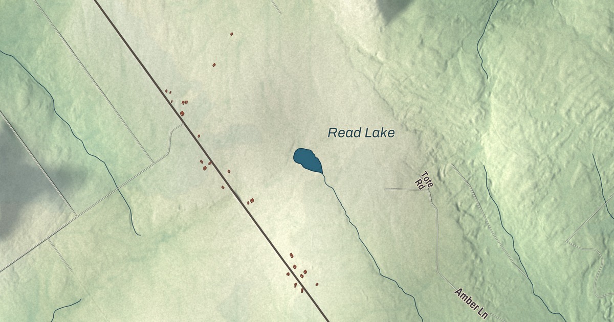 Map of Merrill, Maine in 2026