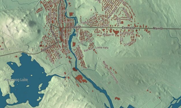 Map of Millinocket, Maine in 2026