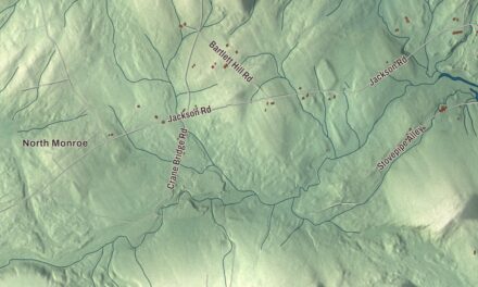 Map of Monroe, Maine in 2026