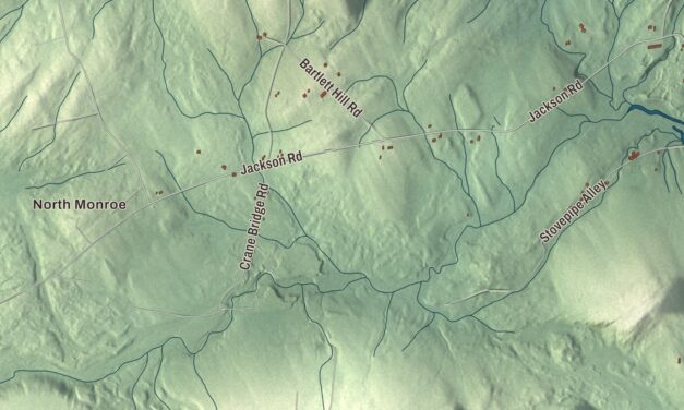 Map of Monroe, Maine in 2026
