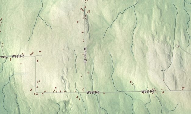 Map of Monticello, Maine in 2026