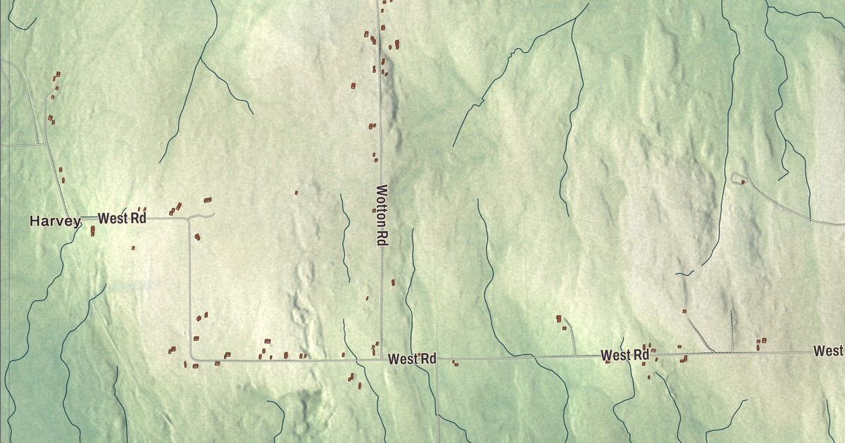 Map of Monticello, Maine in 2026