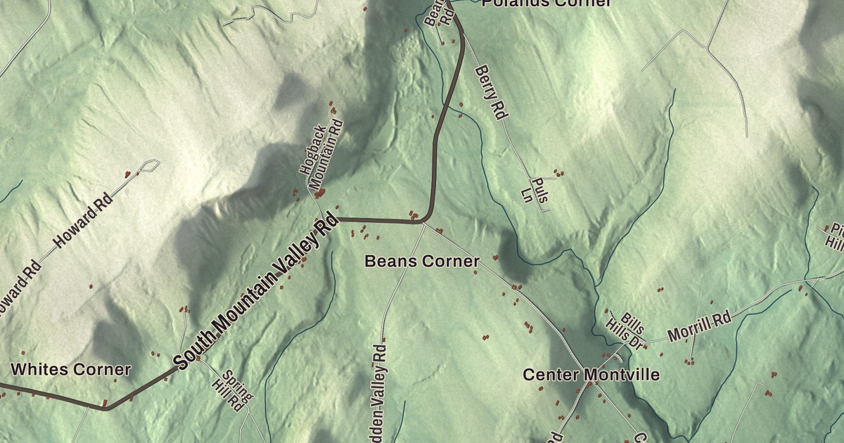 Map of Montville, Maine in 2026