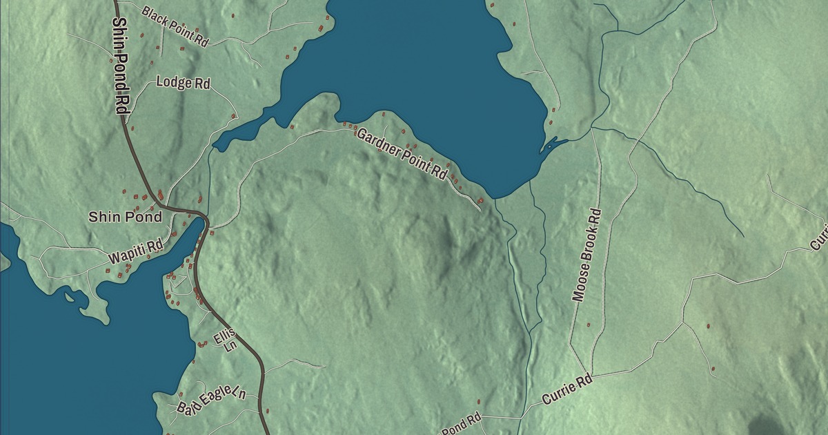 Map of Mount Chase, Maine in 2026