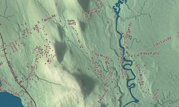 Map of Naples, Maine in 2026
