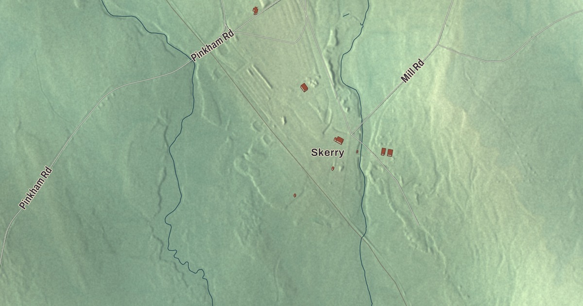 Map of Nashville, Maine in 2026