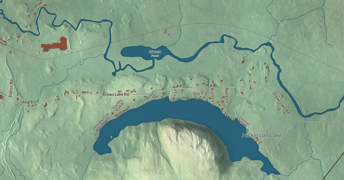 Map of New Limerick, Maine in 2026