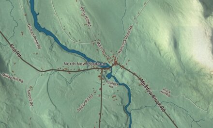 Map of New Portland, Maine in 2026