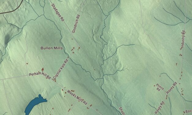 Map of New Sharon, Maine in 2026