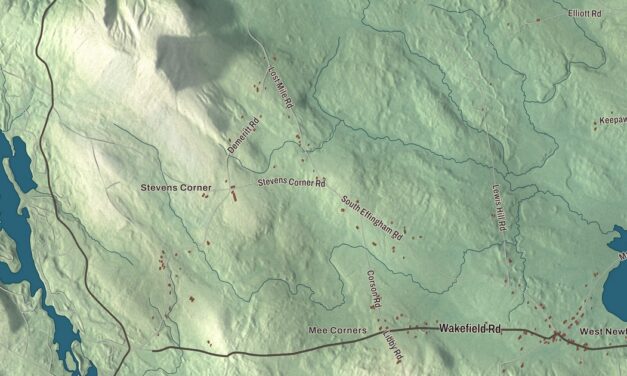 Map of Newfield, Maine in 2026