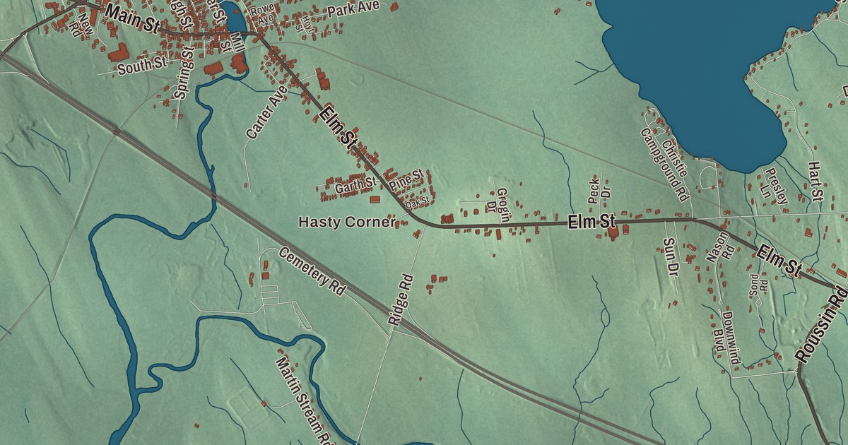 Map of Newport, Maine in 2026