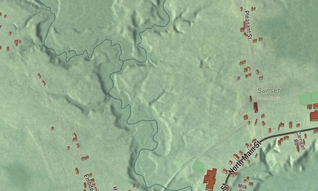 Map of North Anson, Maine in 2026