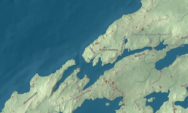 Map of North Haven, Maine in 2026