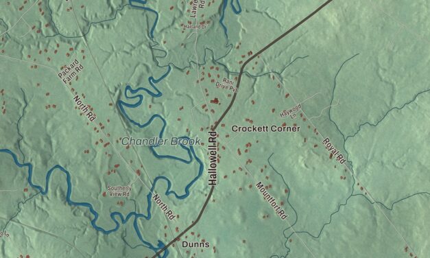 Map of North Yarmouth, Maine in 2026