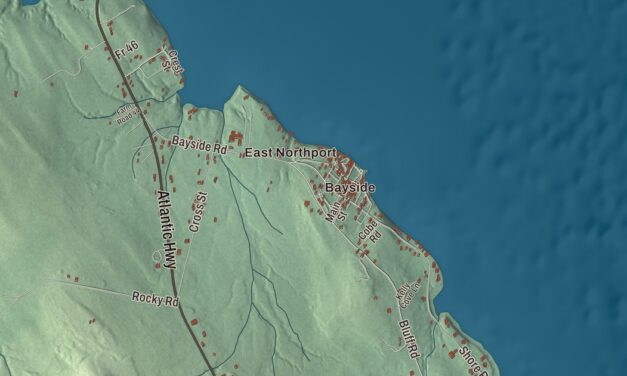 Map of Northport, Maine in 2026